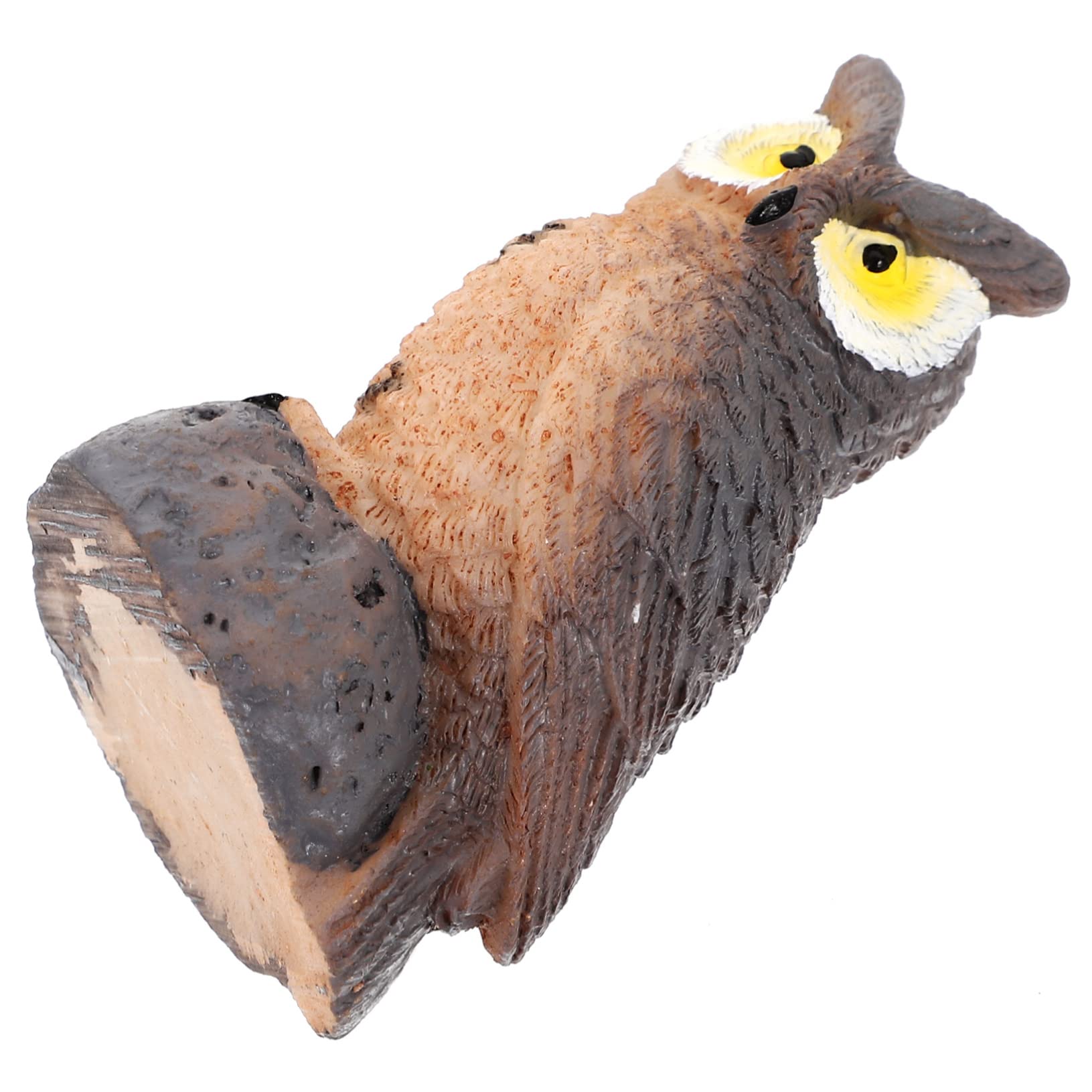 GAFOKI owl ornament light house decorations for home figurines decor resin animals owl decorations owls decor fake birds models owl gift owl statue artificial birds outdoor ornaments