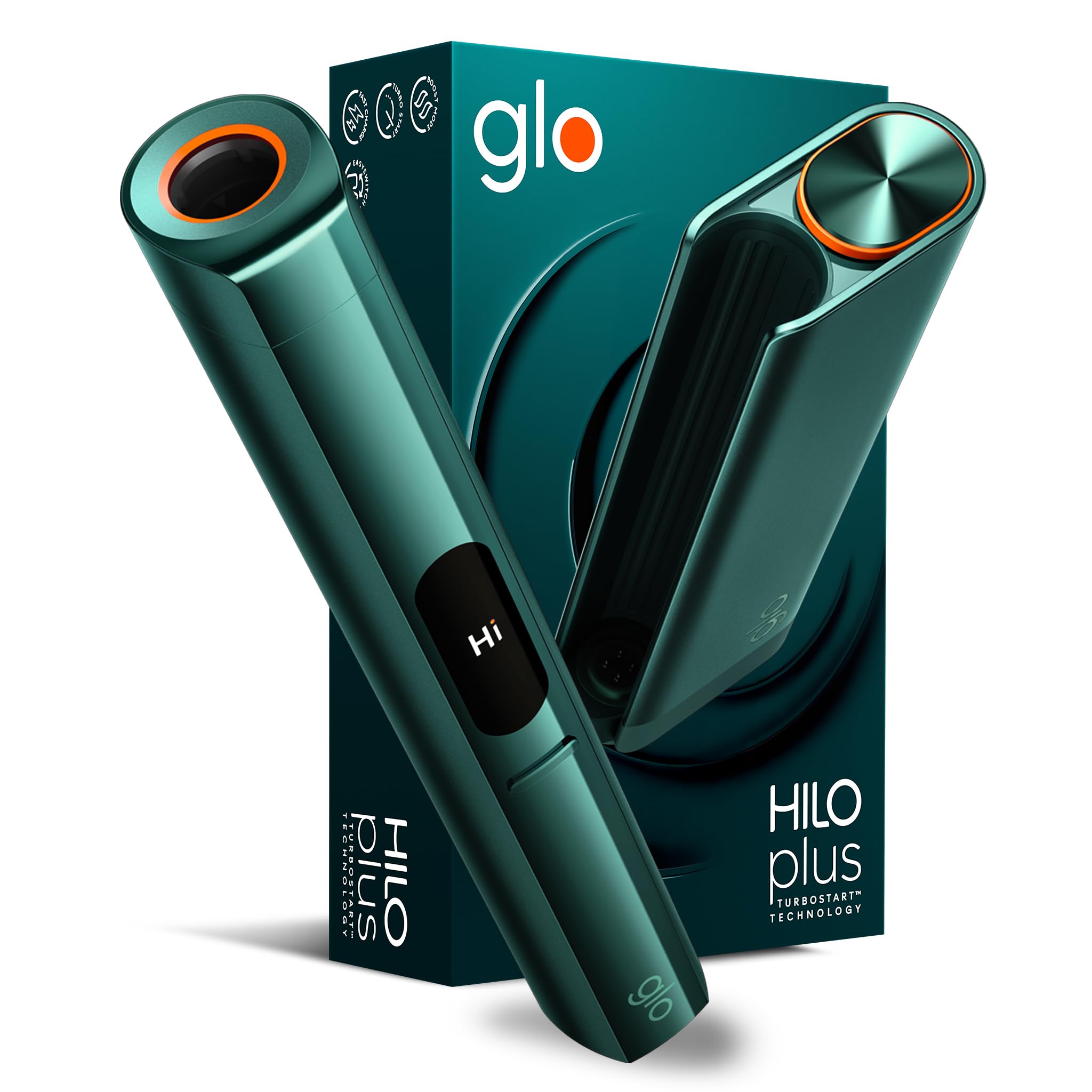 numero verde glo sigaretta elettronica glo™ Hilo Plus, il nuovo riscaldatore di tabacco, ad accensione rapida  TurboStart™, 2026, colore Smeraldo : Amazon.it: Elettronica