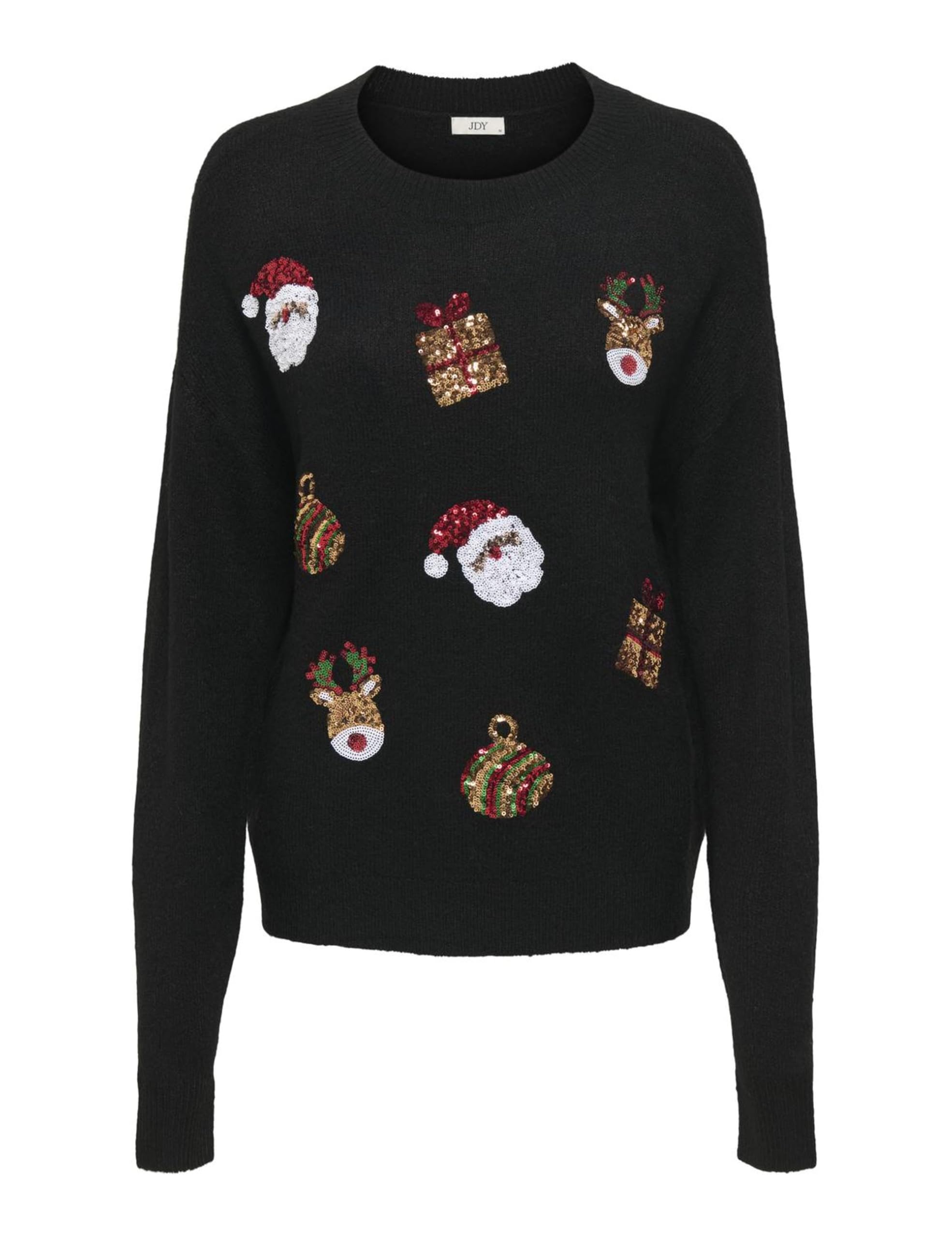 JACQUELINE de YONG Damen Jdysanta L/S X-Mas O-Neck Pullover KNT