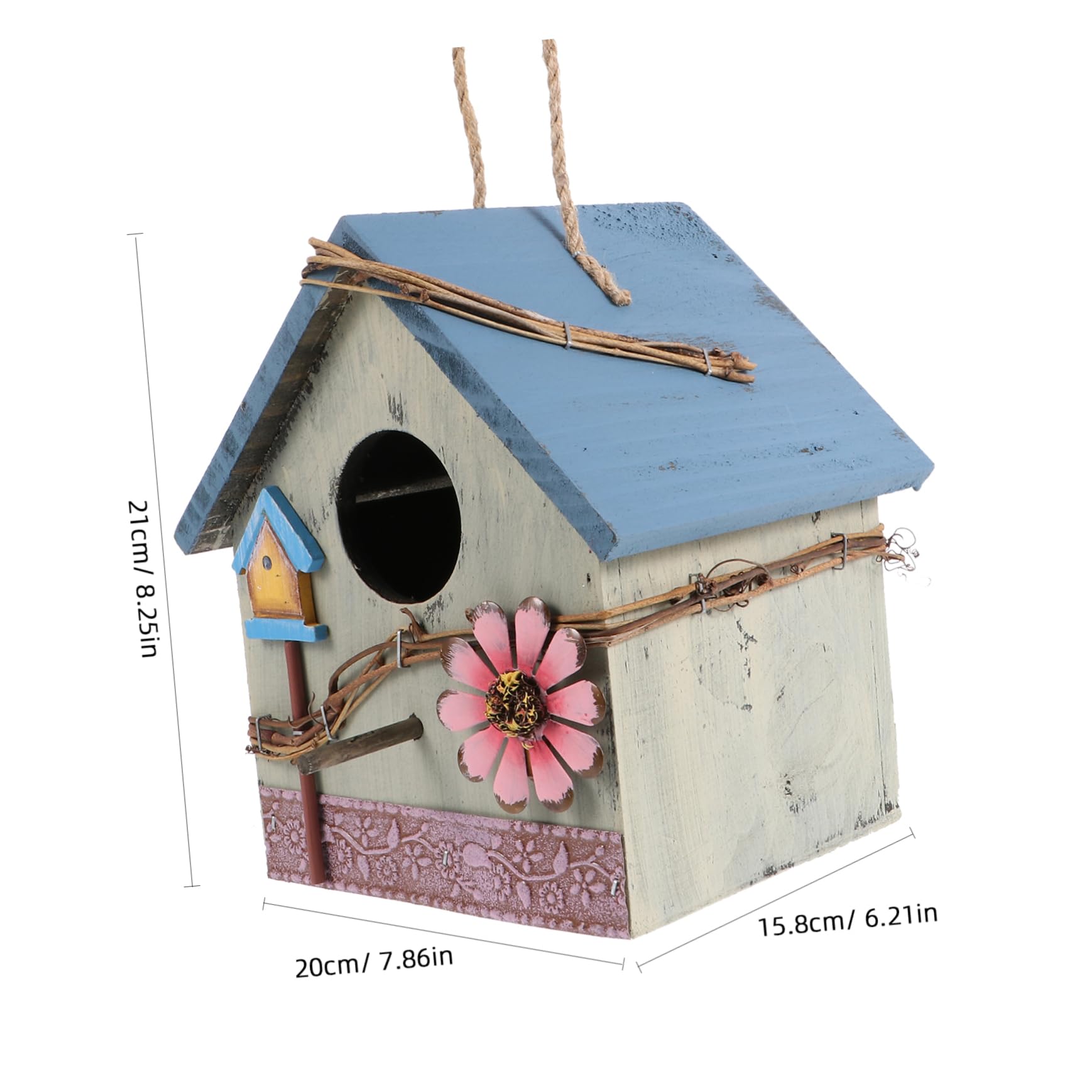 Hängendes Papageien und Wildvögel Vogelhaus im Garten