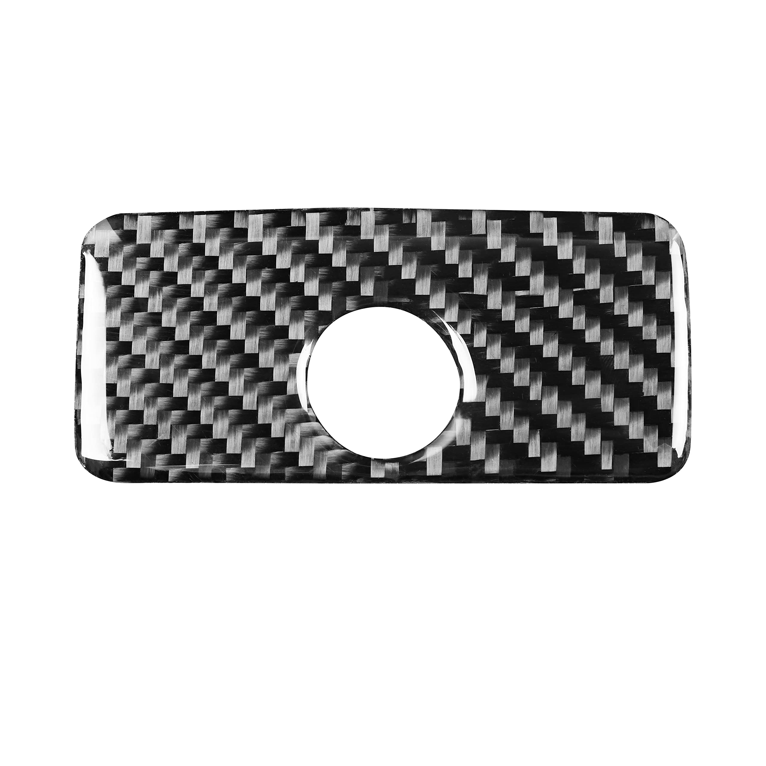 NVCNX Real Premium Carbon Fiber Compatible with Chevy/Chevrolet Camaro 2010-2015 2011 2012 2013 2014 Dashboard Co-Pilot Glove Storage Box Handle Cover Trim Dash Sticker Car Interior Accessories Black