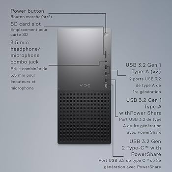 Dell XPS 8960 Desktop - 14th Generation Intel Core i7-14700