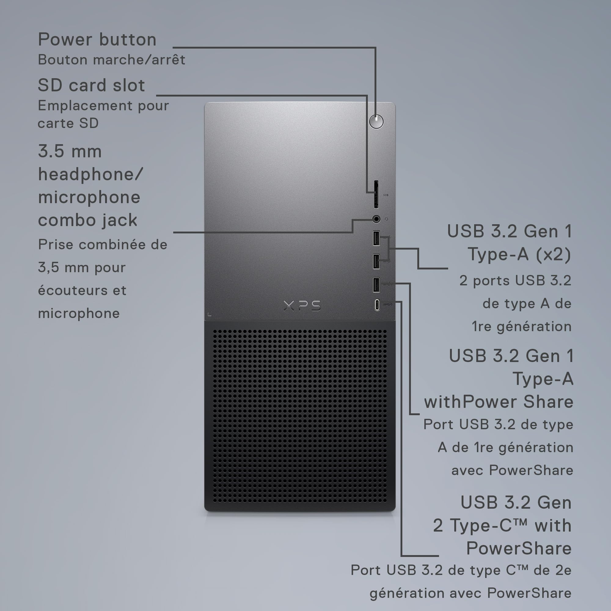 Dell XPS 8960 Desktop - 14th Generation Intel Core i7-14700