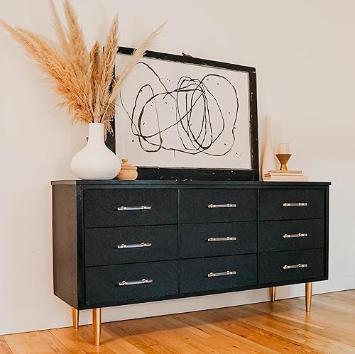 Miniatura 6 de Goldenwarm - Tiradores de gabinete de acrílico de 3 pulgadas  LS9165GD76 manijas de cristal para gabinete, tiradores transparentes para cocina,