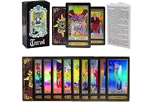 Mystical Halloween Tarot: A Deck for Beginners with Holographic Cards and Guidebook