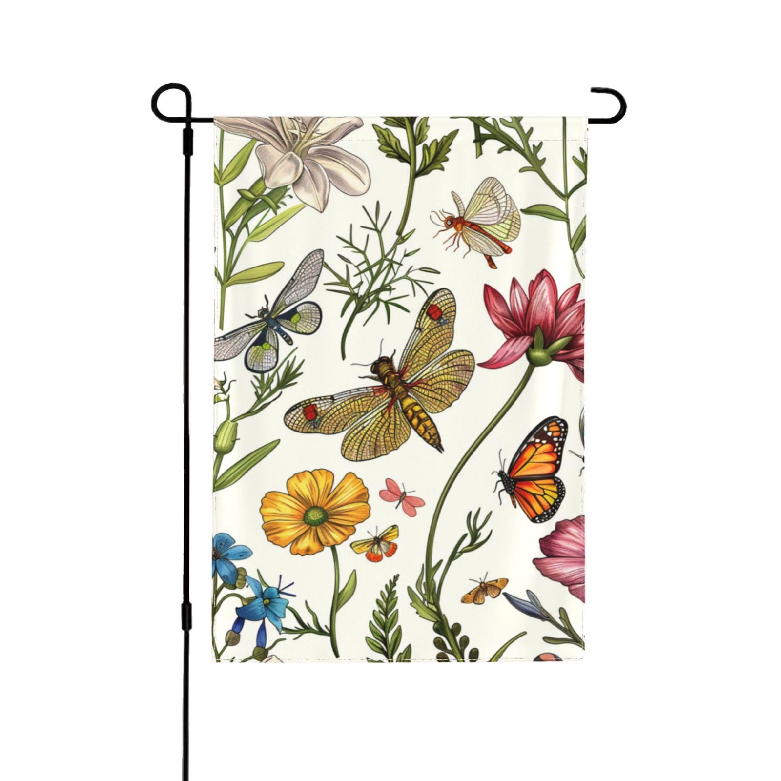 Garden Flag 28x40 Inch Double Sided Yard Flag Spring Floral Plant Outdoor Garden Flag Decorations for Home