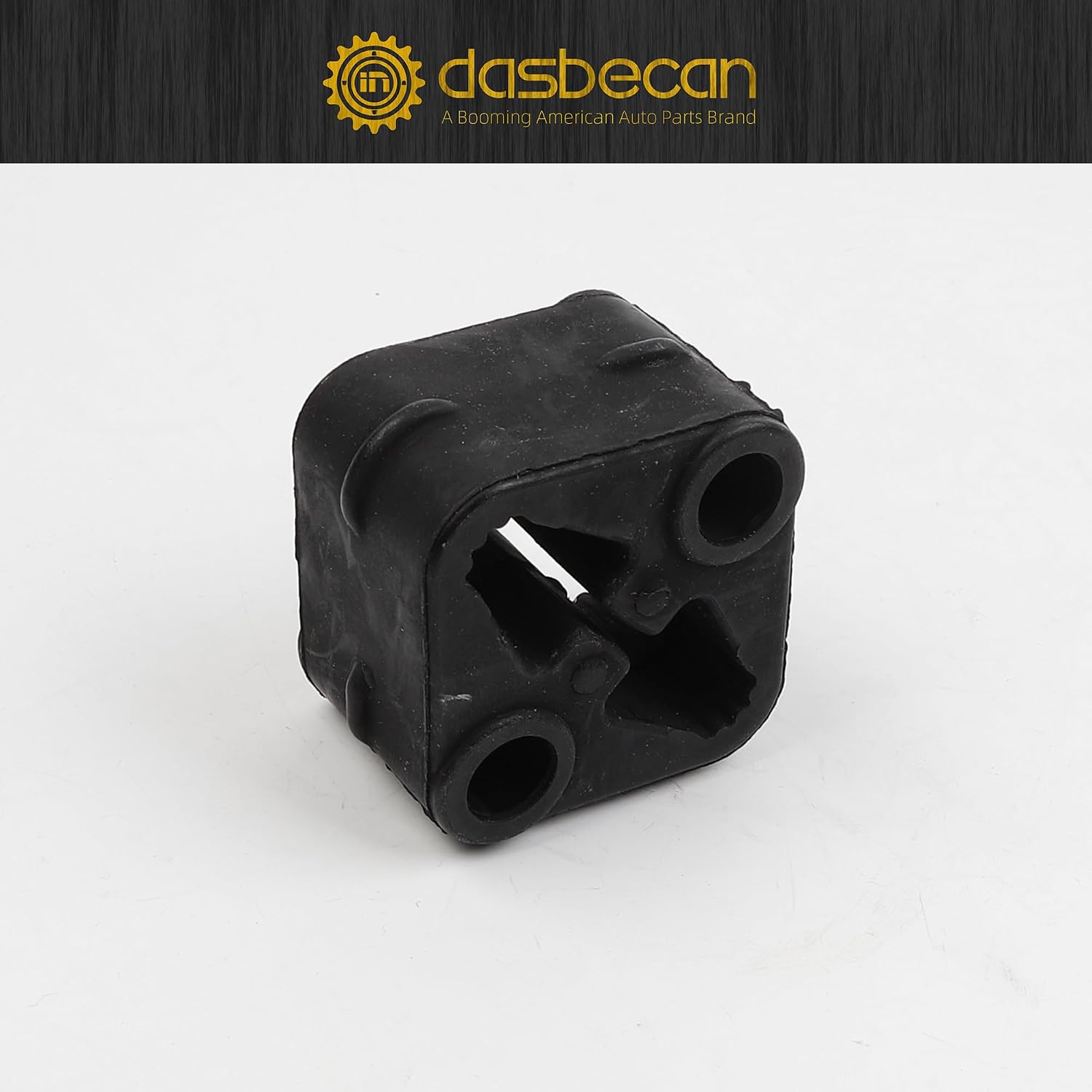 Dasbecan Rear Left Driver Side Exhaust Bracket Muffler Support Rubber Isolator Hanger Set Compatible With Ram 1500 2019-2025 Replace# 68275662AB 68275662AA 68519121AA