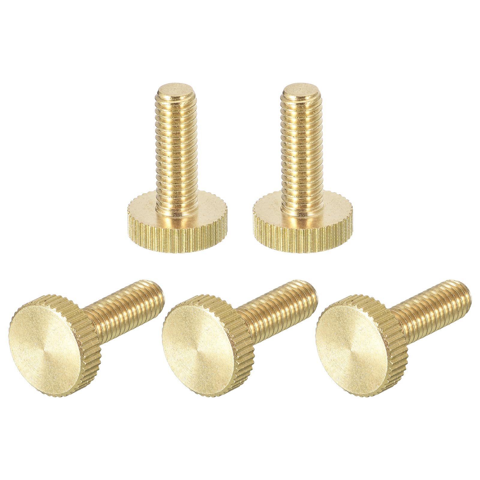 Brass Thumb Screws - M5 Knurled Fasteners -16