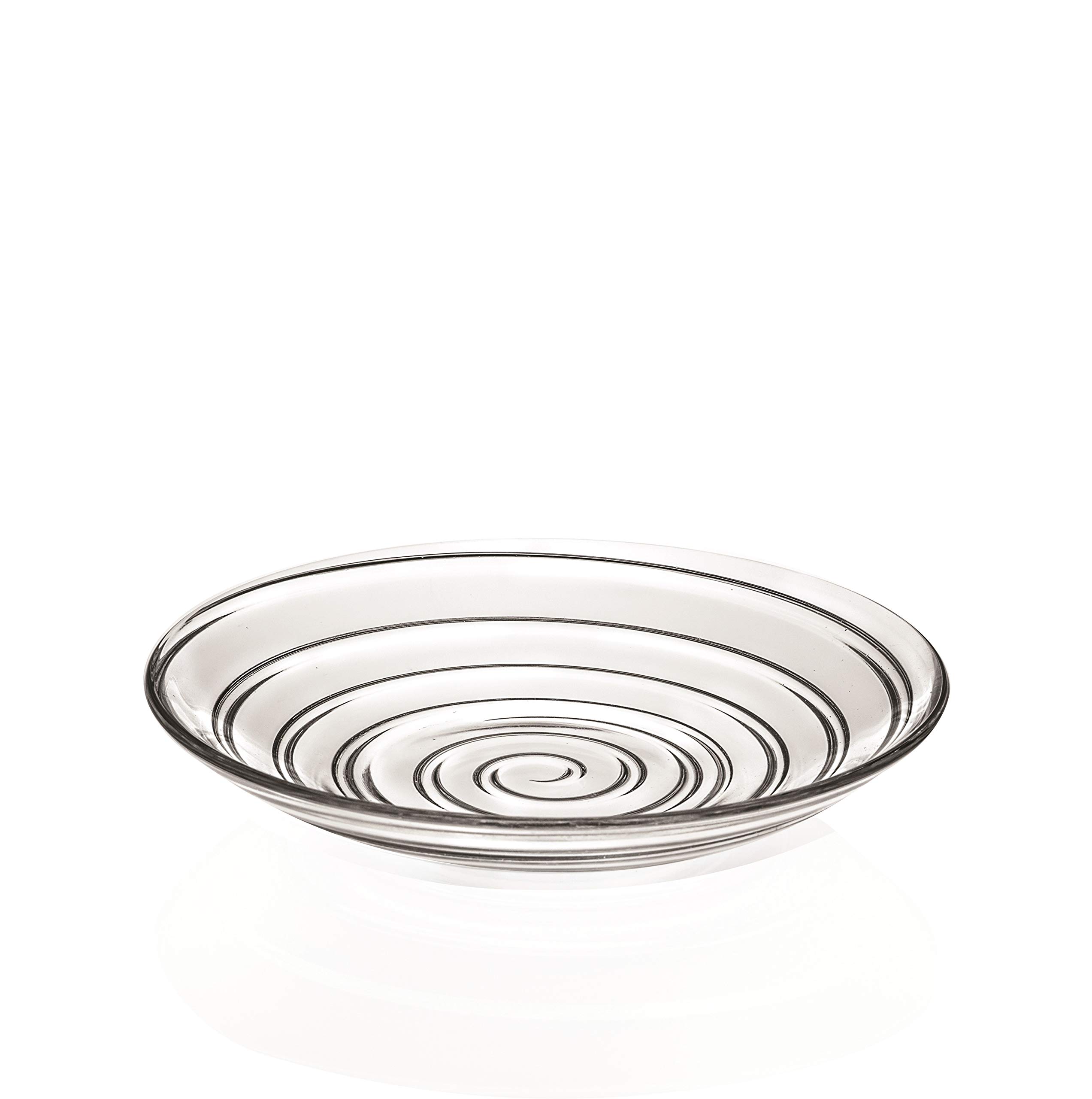 Barski Glas – Schüssel – für Suppe – Dessert – Pasta – Suppenteller – Design-Set von 4 – 20,8 cm Durchmesser – hergestellt in Europa