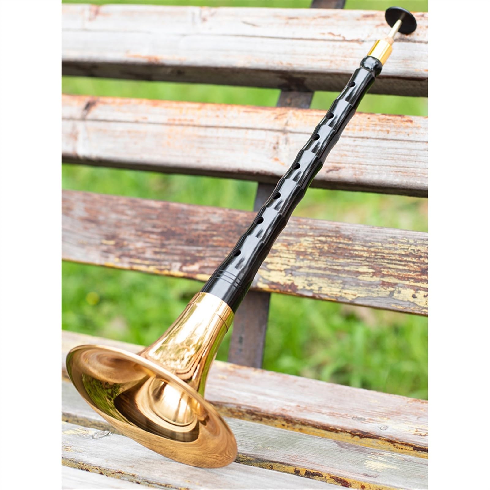 Professionell Suona Ebenholzstange, Vergoldet, Geschnitzte Schüssel, Suona-Set Für Erwachsene, Traditionelles Chinesisches Suona-Horn (Color : D)