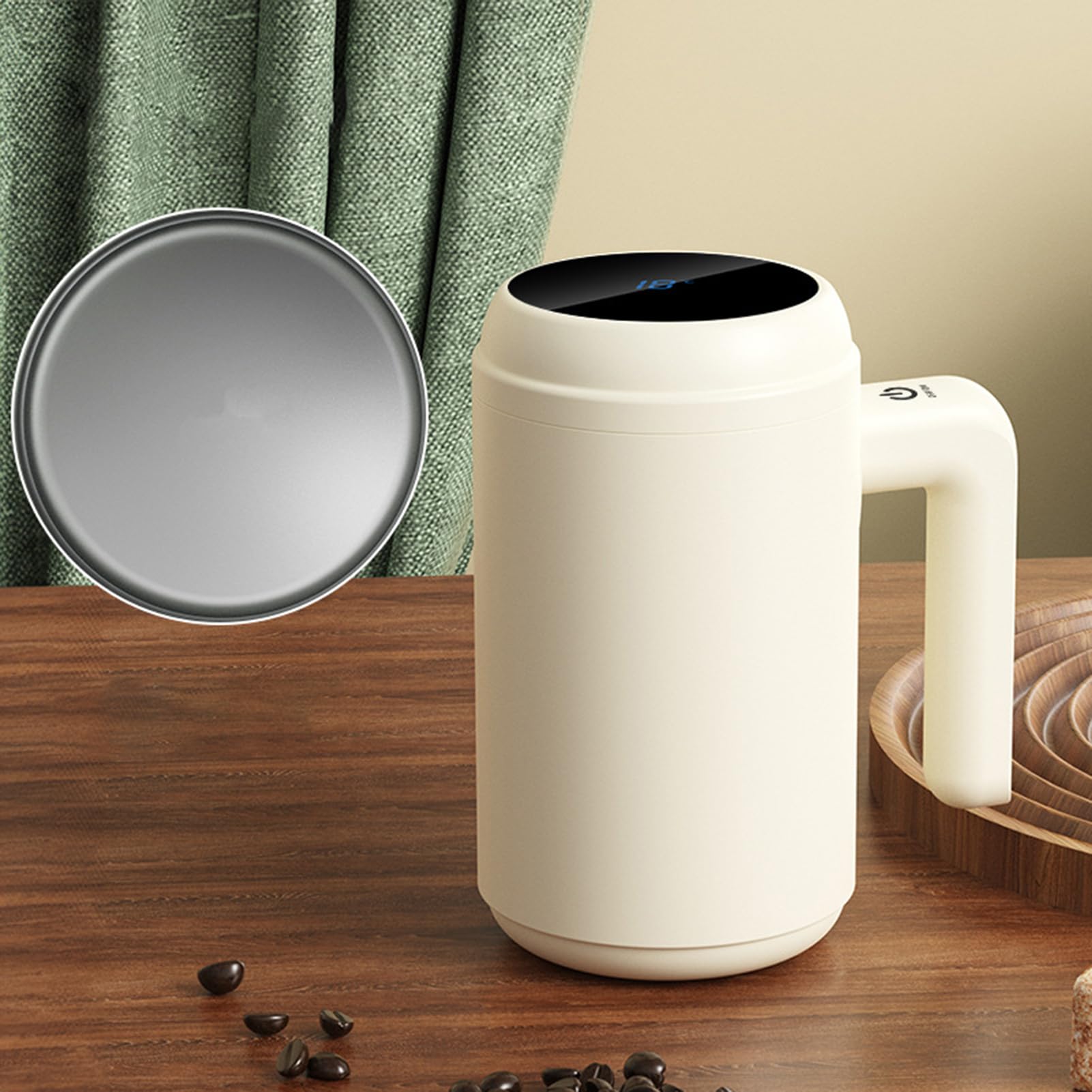 auto-mescolante, miscelatore magnetico ricaricabile, da caffè intelligente con funzione di agitazione automatica, accessorio da cucina portatile da viaggio per mescolare bevande in polvere