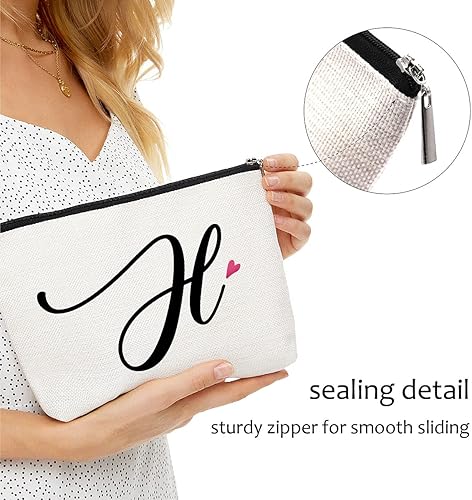 Miniatura 6 de Blue Leaves Bolsa de cosméticos para lápices, regalos con cremallera impermeable, H