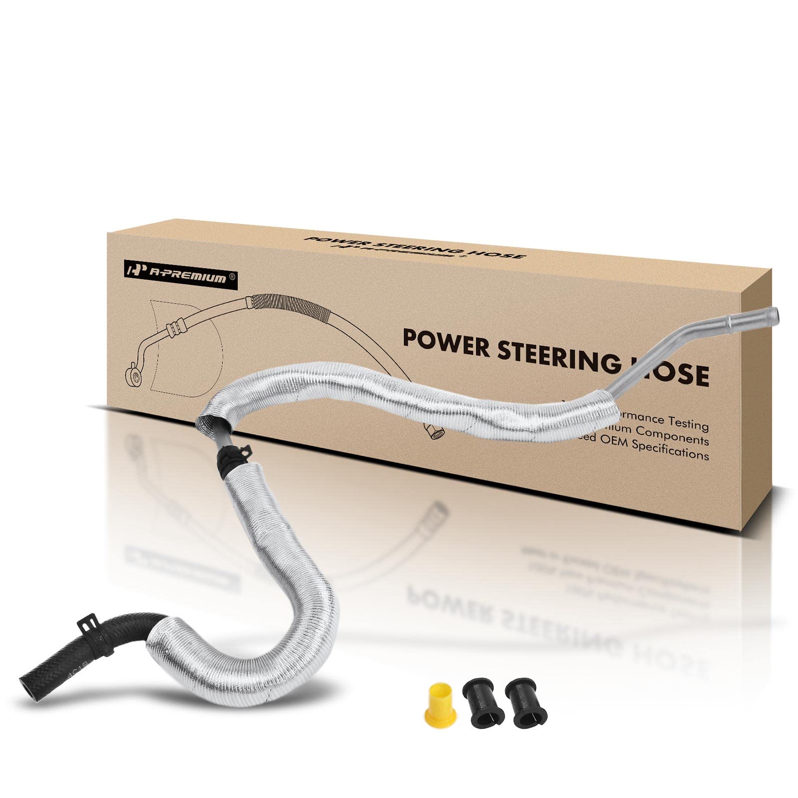 A-Premium Power Steering Return Hose Line Assembly Compatible with Ford Edge 2007-2010 & Lincoln MKX 2007-2010, 3.5L, Gear To Cooler