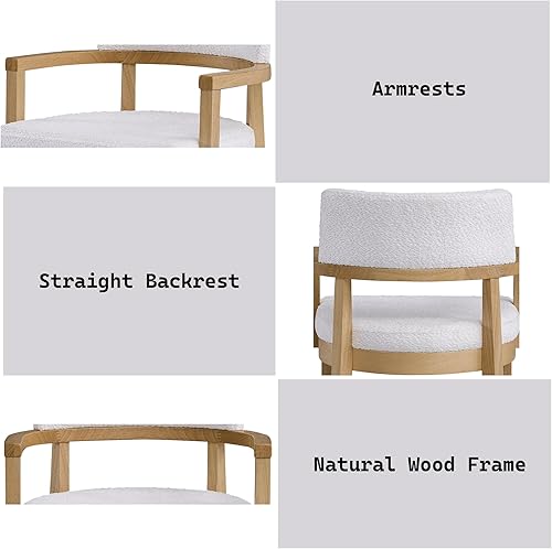 Miniatura 8 de BUNBUNCHAKO Kasem - Silla auxiliar (2 unidades), tela Gorge y acabado en roble DN02616