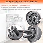 DD66-00023A Dishwasher Lower Rack Rollers for Samsung Dishwasher Wheels Lower Rack Replacement Parts 2002711, AP4342187, EAP4222532, PS4222532 (4Pcs)
