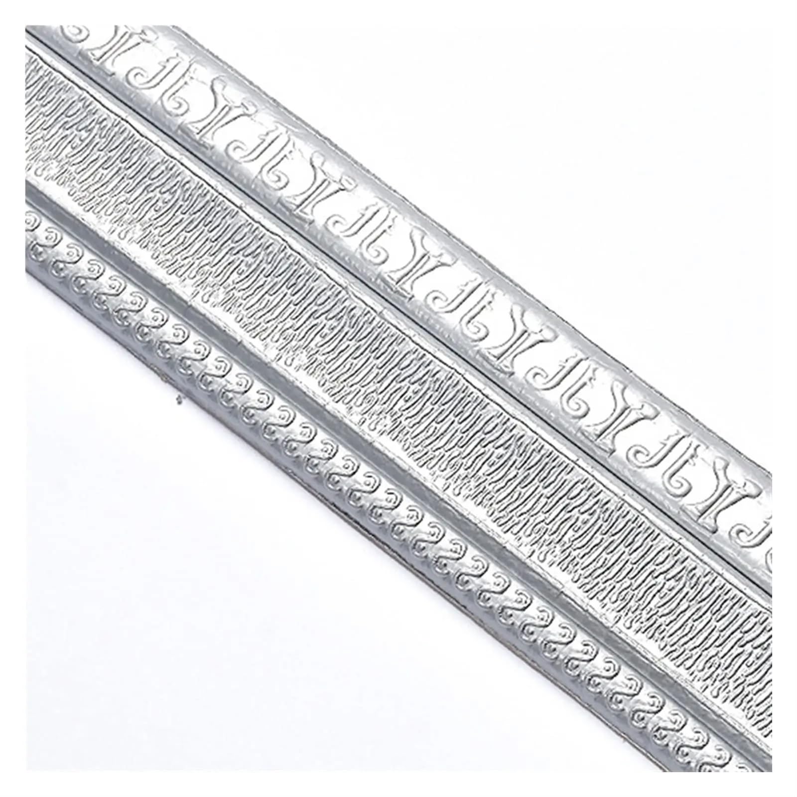 Yxinaer 1Pcs-02 Dado Rail Self Adhesive Wallpaper Border Sticker Wall Trim Line Baseboard Pvc Edge Banding Waterproof(1Pcs-02)