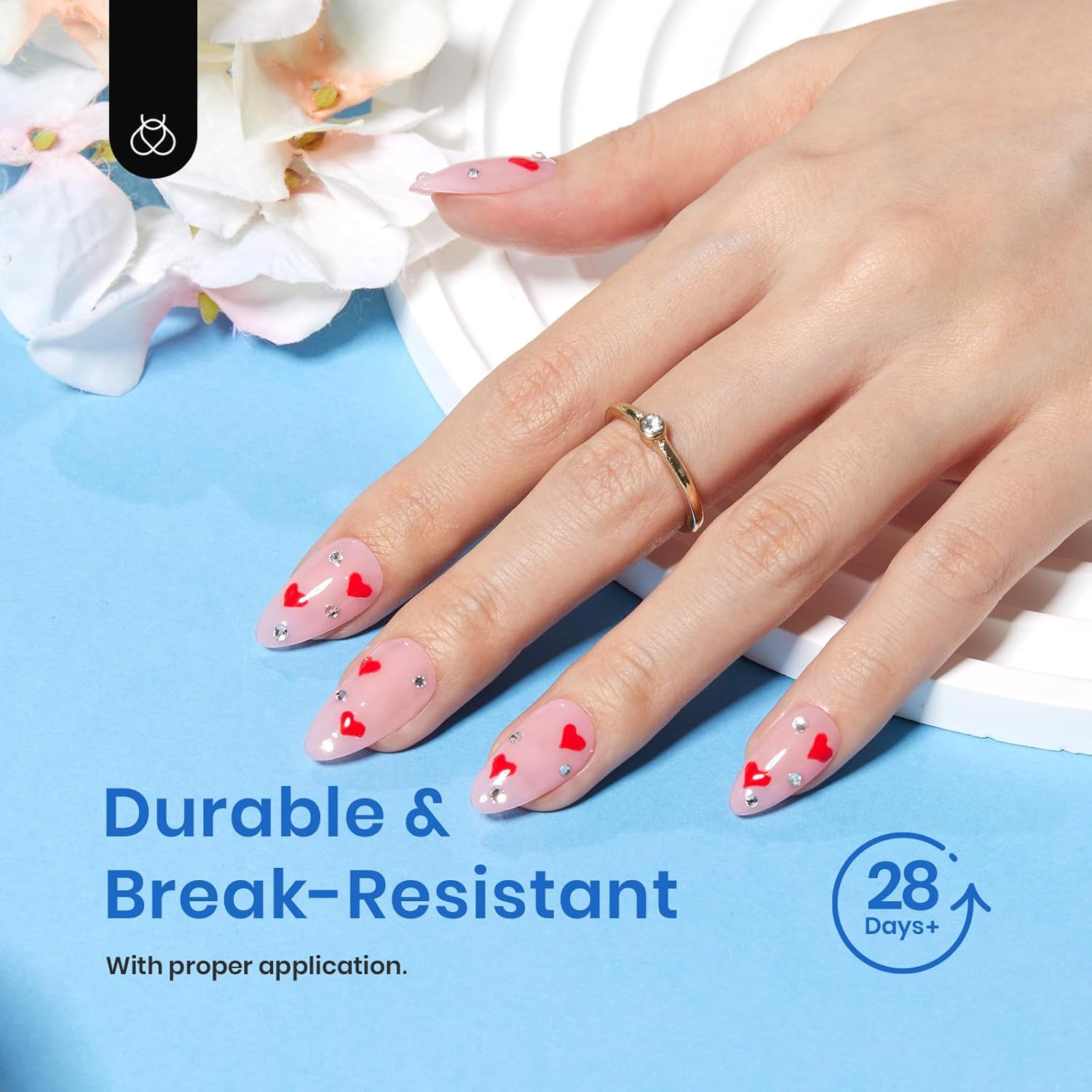 Beetles Gel Nail Tips Easy Nail Extension Etch X Nail Tips 12 Sizes 504Pcs Short Almond Half Matte Tips Gelly Tips Full Cover False Tips Gifts for Girls