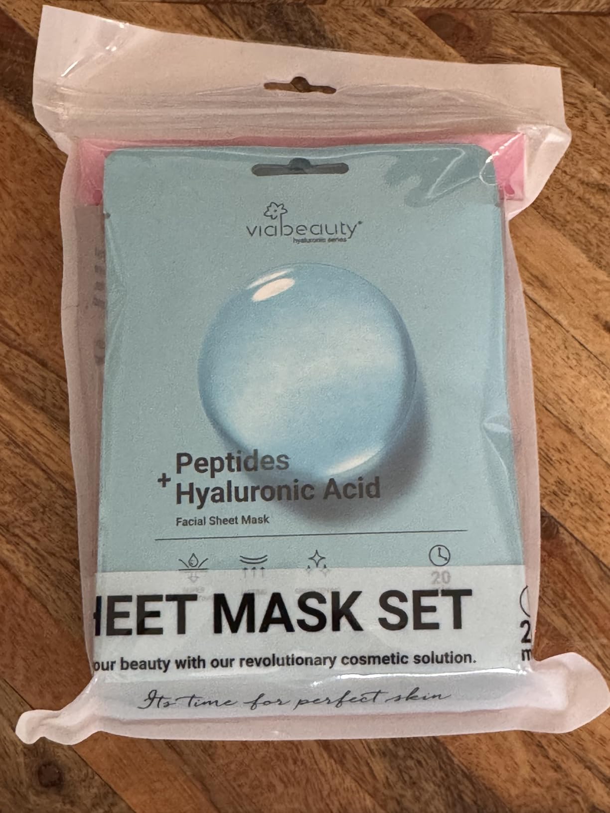 VIABEAUTY 12 Pack of Collagen Face Mask & Hyaluronic Acid Facial Masks with Ceramides & Peptides Complex - Rejuvenating, Deep Hydrating & Moisturizing Face Masks Skincare for All Skin Types