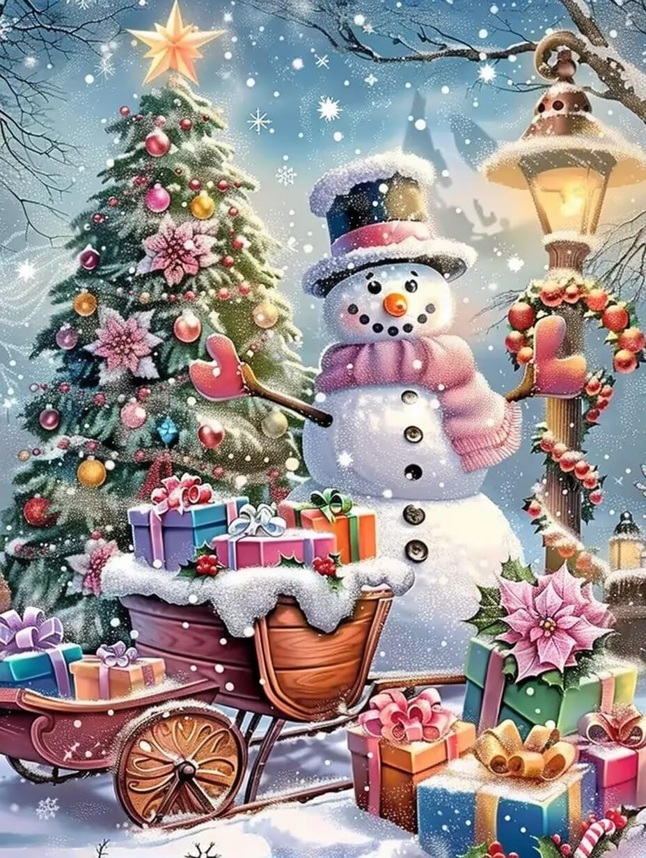 500 Piece Christmas Snowman Jigsaw Puzzles for Adults