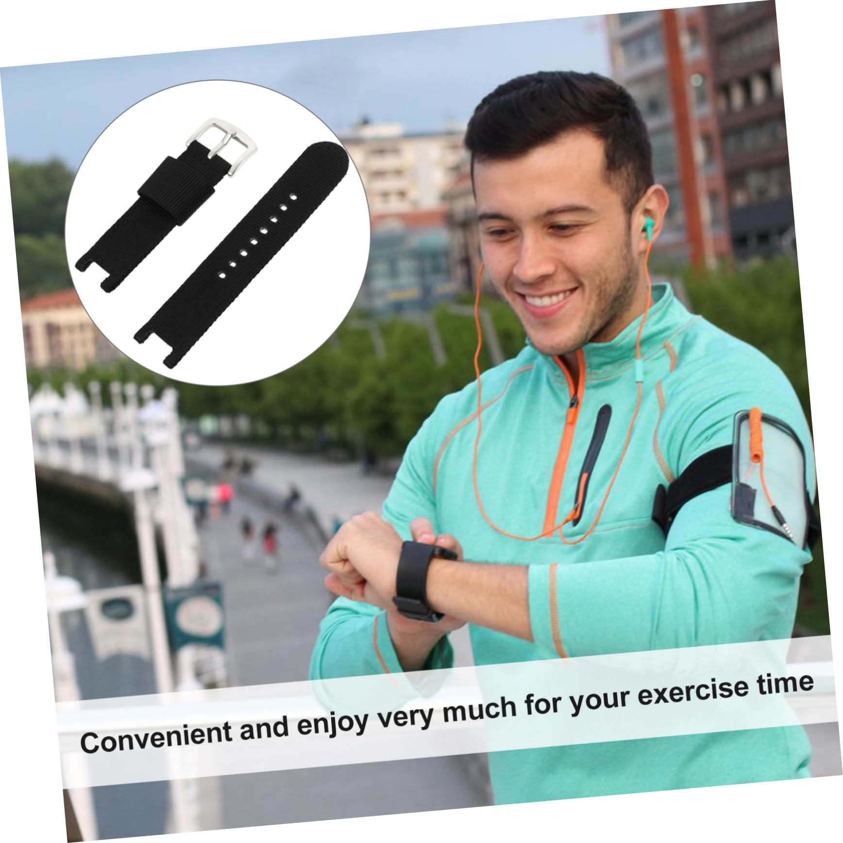 OSALADI 2pièces Bracelet Montre Nylon Tissé Pour Et Accessoire Sportif Pour Hommes Et Femmes