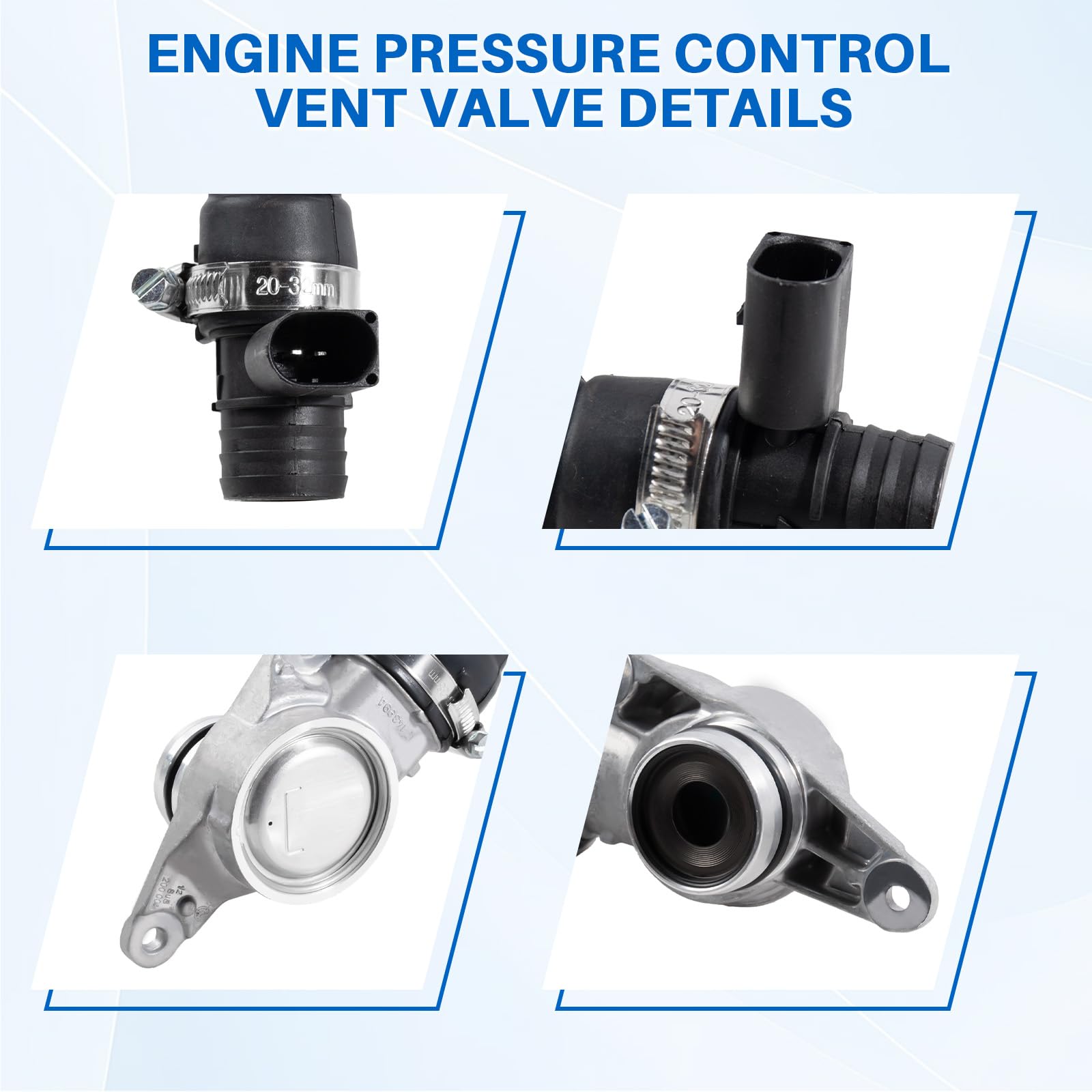 Wpengfei Store AP02 Compatible avec Mercedes Compatible avec Sprinter Compatible avec Vito Compatible avec Valve de purge Euro 4 Régulation de pression A6420101791, 6420101791, A 642 010 17 91