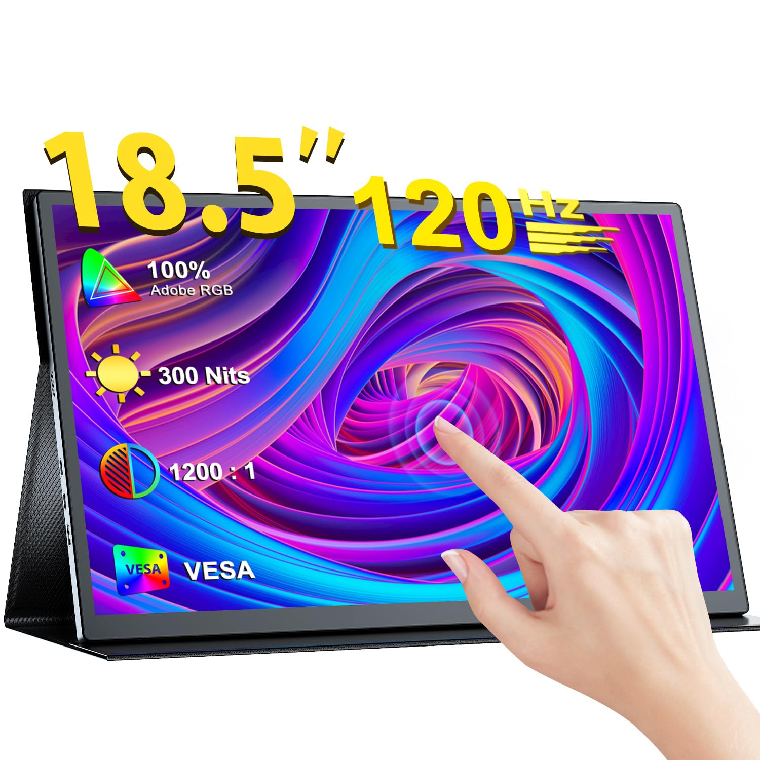 ぶ*♪様 最終値下げ！18.5インチ 120Hz モバイルモニターEVICIV Amazon.co.jp: EVICIV モバイルモニター タッチパネル 18.5インチ