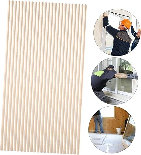 Miniatura 3 de Isosceles - Tiras triangulares de madera para modelos de bricolaje, 10 unidades, 0.236 in x 19.7 in, sin rebabas, diseño fácil, decoración de tiras