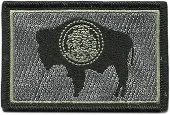 Gadsden and Culpeper Tactical State Patch - Wyoming - View Colors