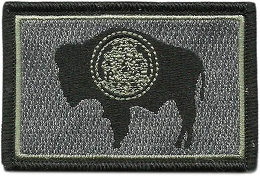 Gadsden and Culpeper Tactical State Patch - Wyoming - View Colors