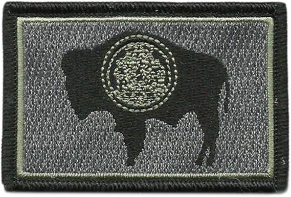 Gadsden and Culpeper Tactical State Patch - Wyoming - View Colors
