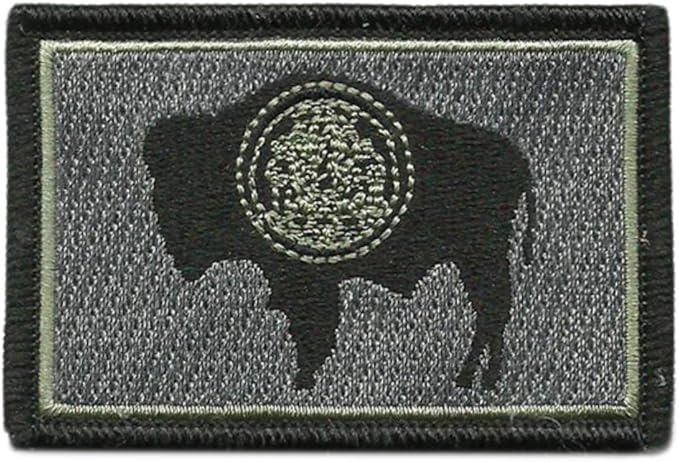 Gadsden and Culpeper Tactical State Patch - Wyoming - View Colors