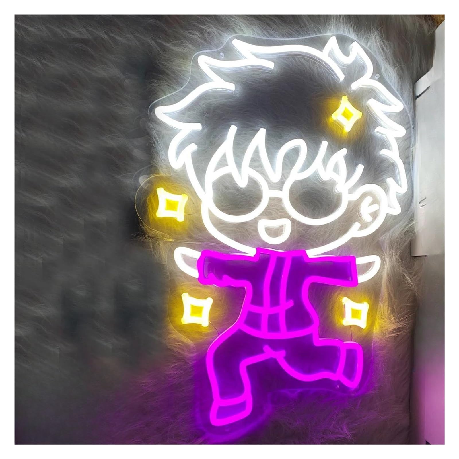 Decoración Lámparas Lámpara De Neón Con Figura De Dibujos Animados Adecuada Para La Decoración De Fiestas De Cumpleaños De La Habitación De Los Niños 50x38cm