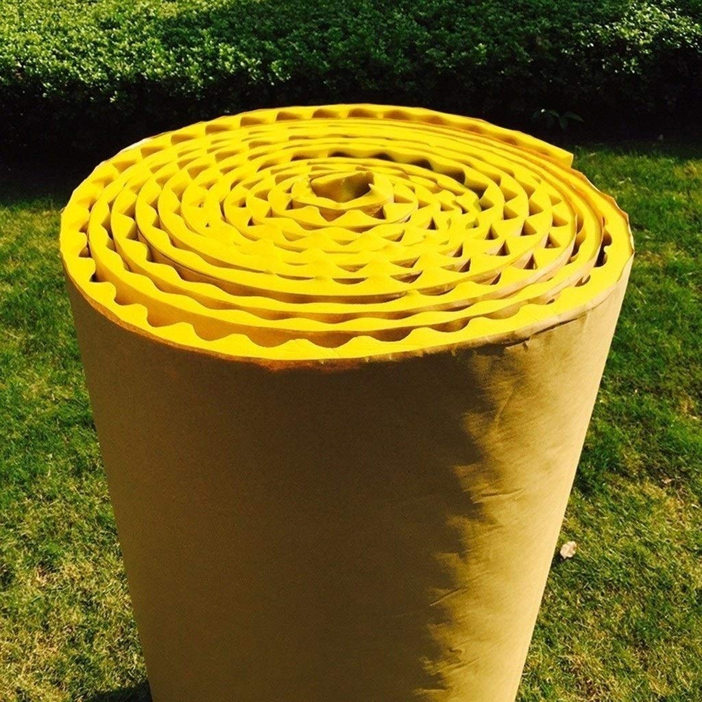Pannelli acustici, Cotone fonoassorbente Portatile Giallo, Adesivi murali Decorativi per l'aula della Scuola Materna Autoadesivi per la prevenzione del Fuoco