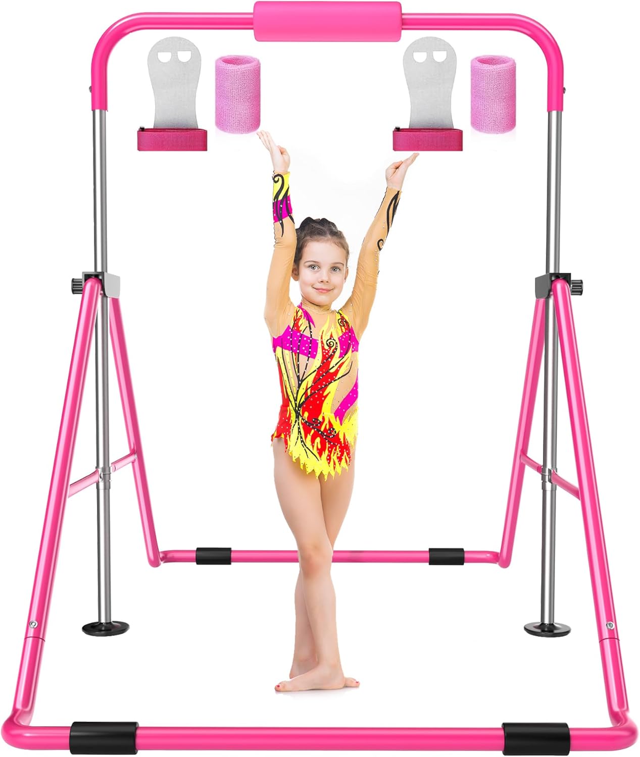 Safly Fun Gymnastics Bar for Kids 3-9