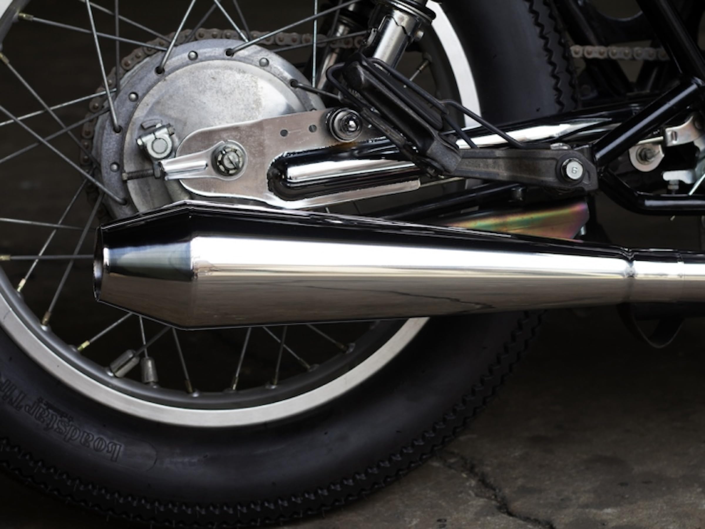 Amazon | MOTOR ROCK(モーターロック) SR400/500用 STDメガホン ミドル