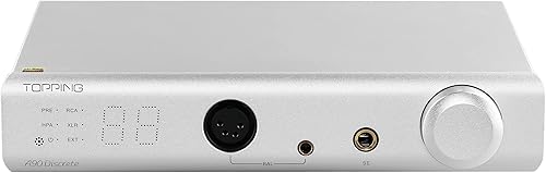 Vista 10 de Topping A90 Discreto NFCA Amplificador de auriculares Pre-amplificador 0.250 in/0.173 in Balanced/4-Pin-XLR Salida de auriculares R2R Relé Control