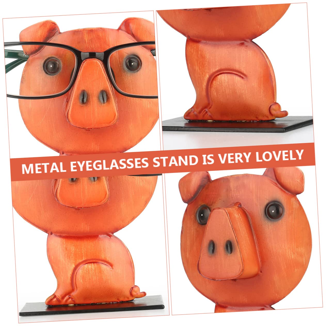 MAGICLULU 2stücke Kreativer Pig Brillenständer Lustiger Dekorativer Brillenhalter Für Praktischer Brillenständer Für Nachttisch Und Schreibtisch