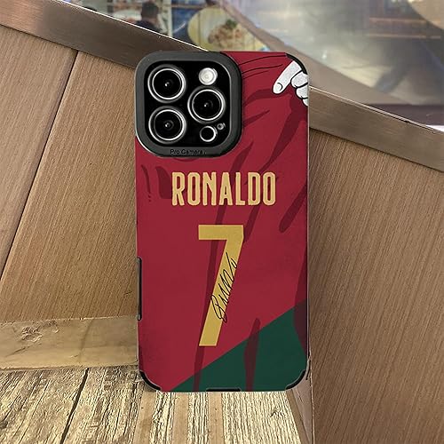 Miniatura 4 de Slrioks Messi Jersey - Funda de fútbol para iPhone 14 13 12 11 Pro Max Plus Mini Xr Xs X 7 8 6 de silicona de cuero fino a prueba de golpes