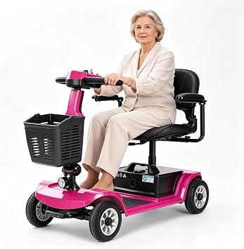 22-Mile Electric Mobility Scooter for Seniors Easy to Operate