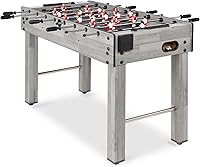 Vista 15 de Best Choice Products Mesa de futbolín de 48 pulgadas de tamaño competitivo para el hogar, sala de juegos con 2 bolas, 2 portavasos