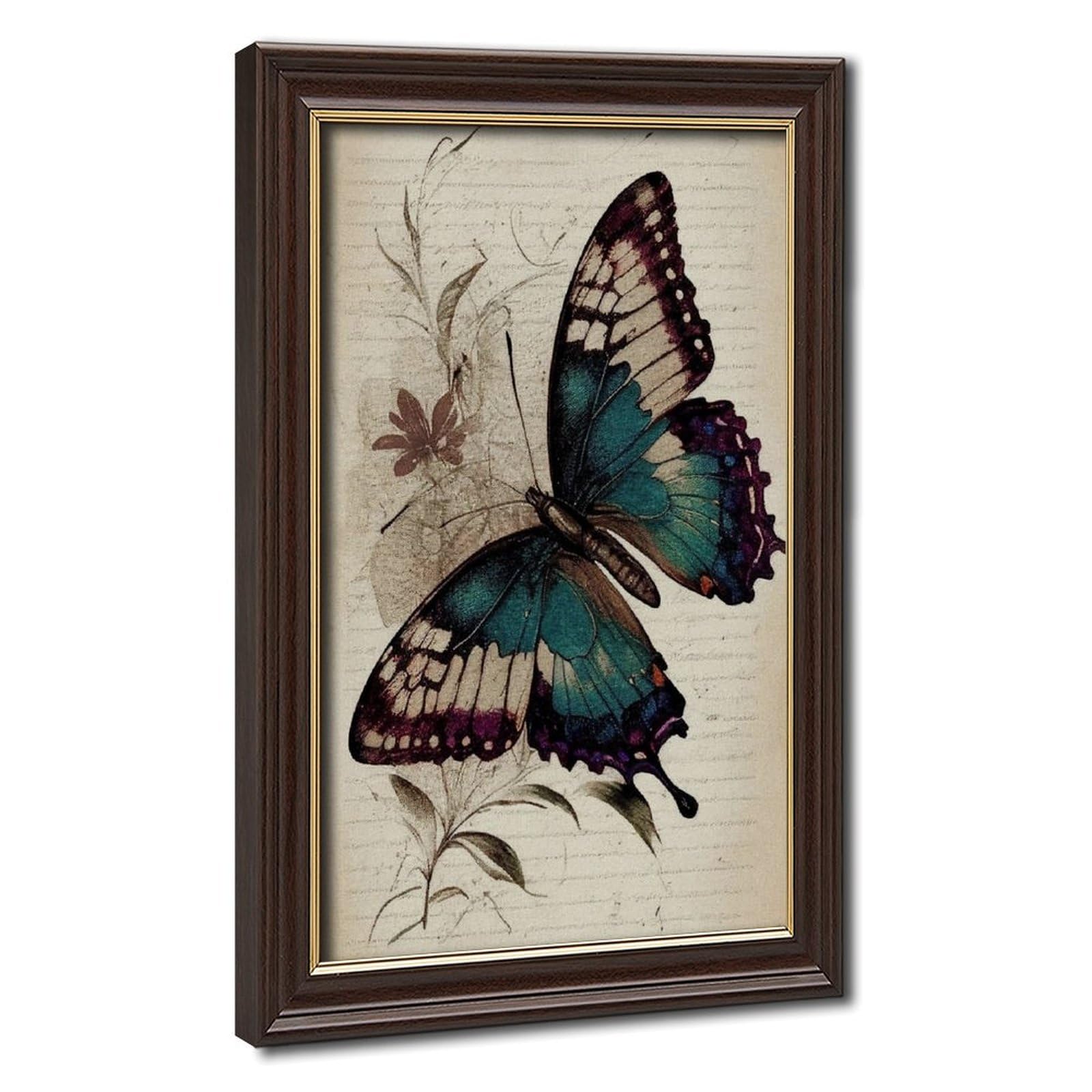 Bareronor Butterfly Canvas Poster for Dorm Room Decor Gift