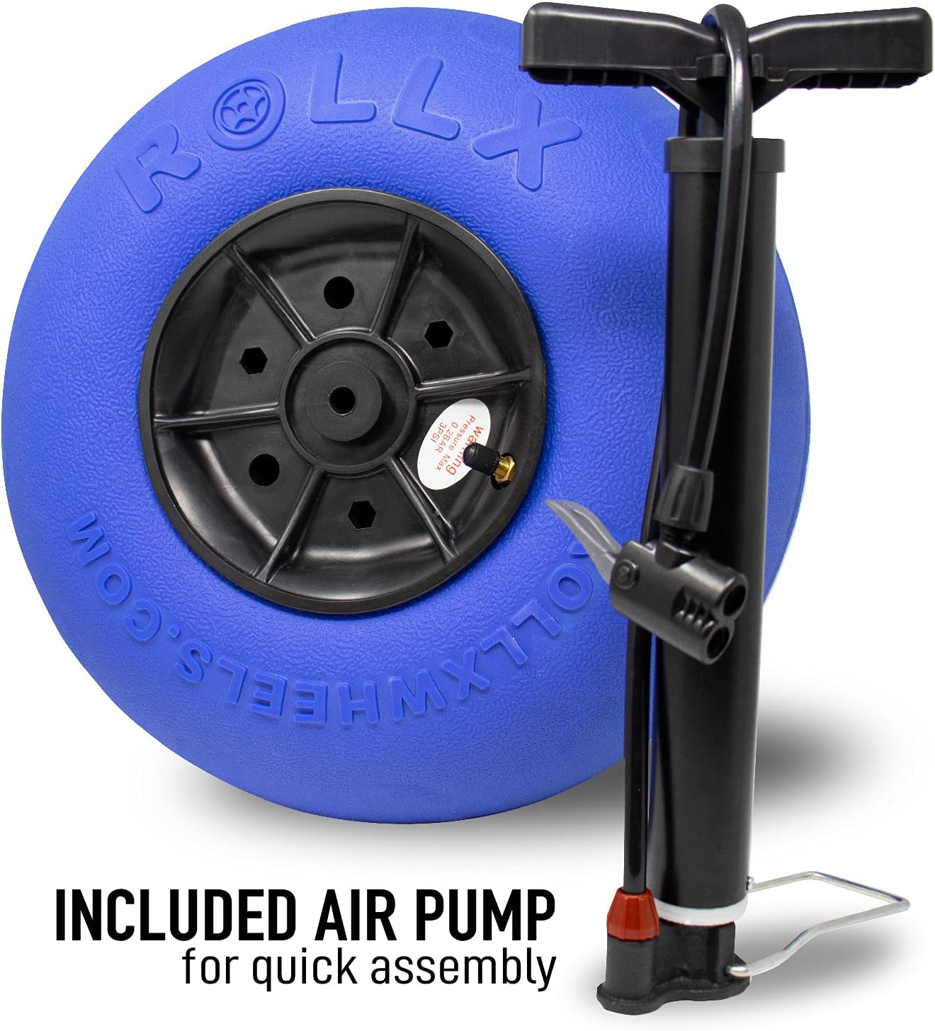 Buy Folding Beach Cart with Balloon Wheels, Rolling Cooler Dolly with