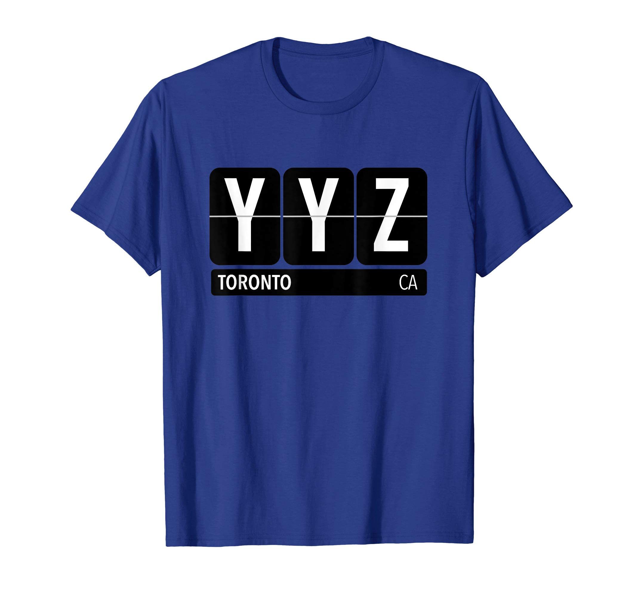 YYZ Toronto Canada Travel Souvenir White Text T-Shirt