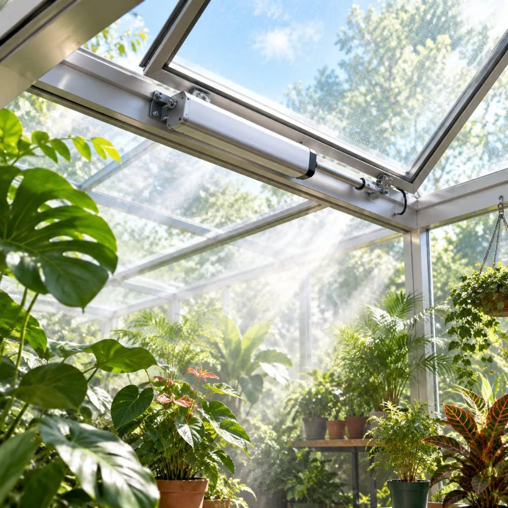 Automatischer Fensteröffner für Gewächshaus und Wintergarten, 600mm Hub