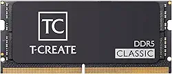 TEAMGROUP T-Create Classic DDR5 SODIMM 16GB 5600MHz (PC5-44800) CL46 Módulo de memória RAM para laptop - CTCCD516G5600HC46A-S01