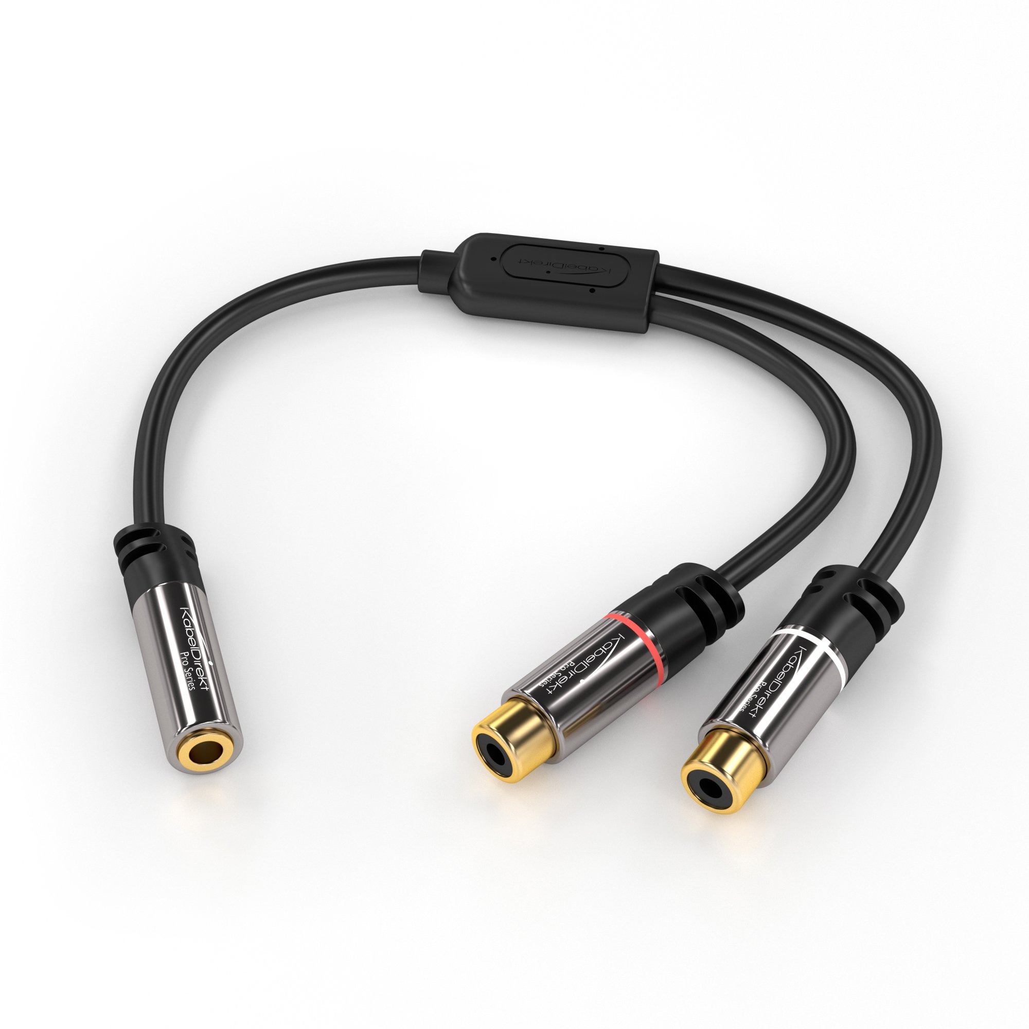 Adattatore Audio KabelDirekt 3.5mm A RCA - Cavo Coassiale Stereo 0.2m Per Collegamenti - Foto 4