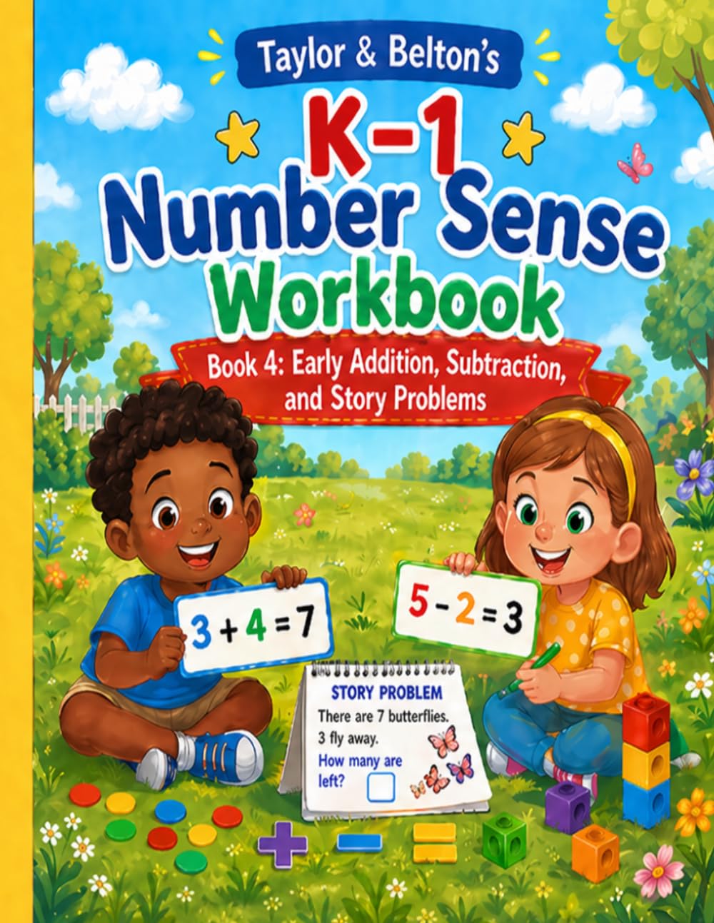 Taylor & Belton Number Sense Workbook 4: Early Addition, Subtraction, and Story Problems (Number Sense Book Series)