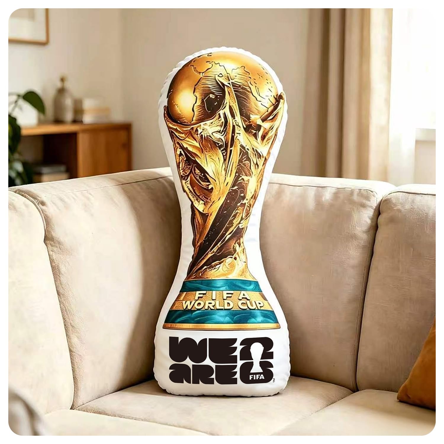 Amazon.com: MESUCA FIFA 2026 World Cup Trophy Pillow - Official