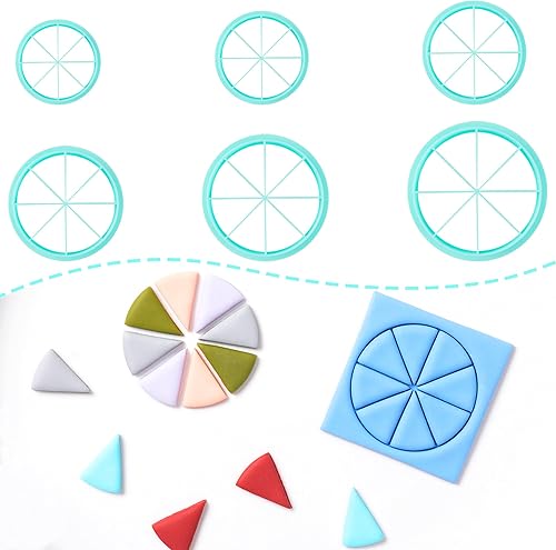 Herramienta del cortador de la arcilla del polímero de la rueda de la receta del color, guía del cortador de la receta de la arcilla del polímero