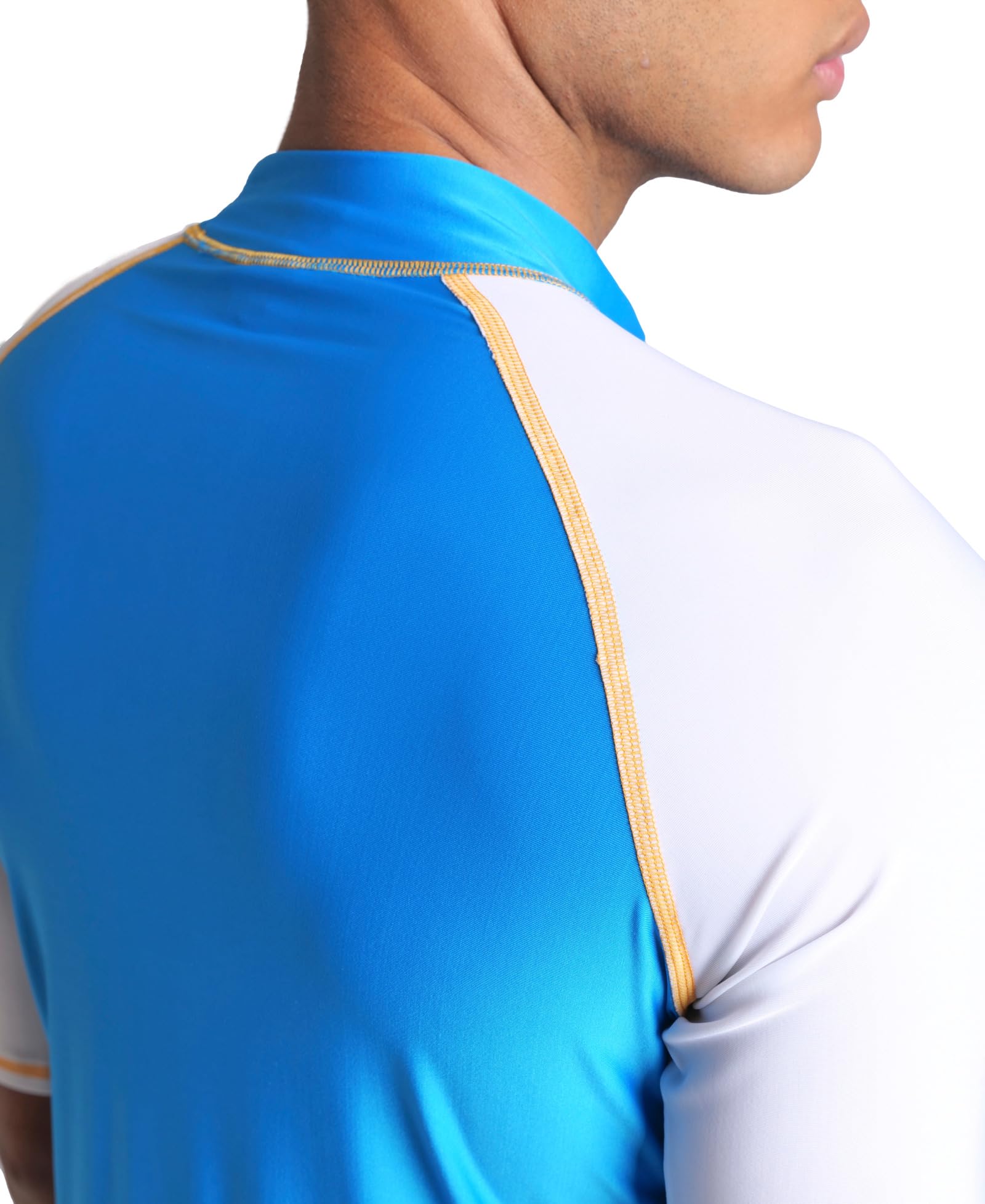 ARENA Men's Rash Vest S/S Graphic Rash Guard Shirt Uomo